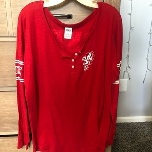Pink Ohio State long sleeve